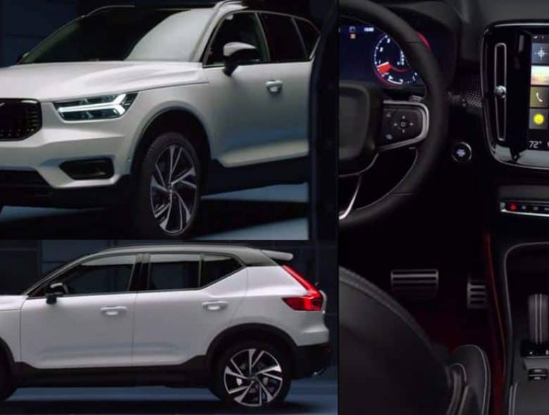 Volvo XC40 2018 é revelado em vídeo-teaser na Hungria